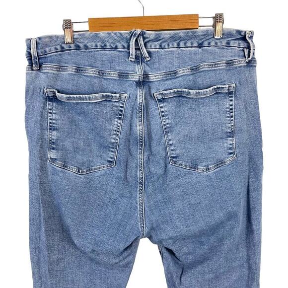 Good American Good Legs High Rise Skinny Stretch Jeans Indigo GL873T Size 20 - Picture 9 of 15